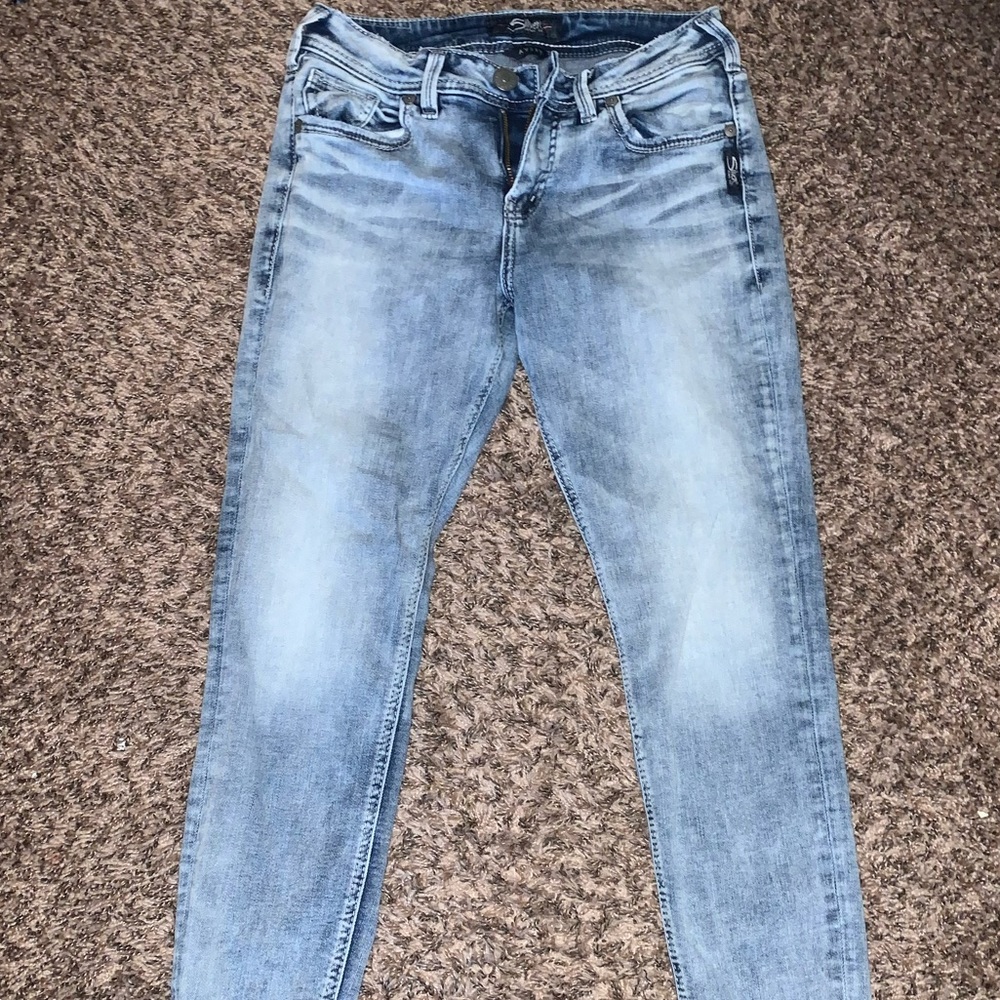 Silver Light Wash Jeans